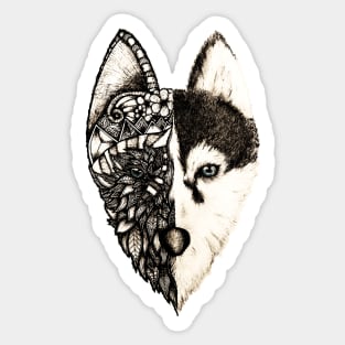 Husky Sticker